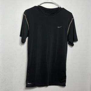 Nike Mens Black Short Sleeve Workout Tee Shirt